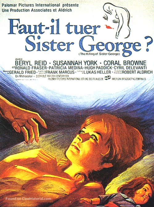 The Killing of Sister George - French Movie Poster