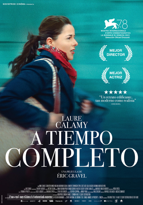 &Agrave; plein temps - Spanish Movie Poster