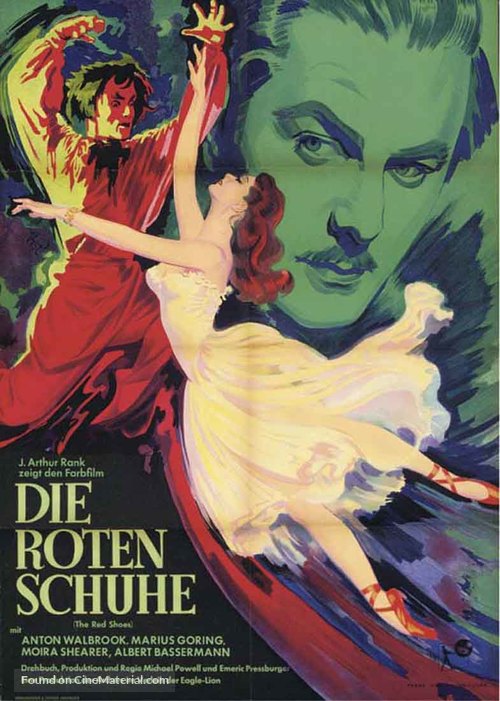 The Red Shoes - German Movie Poster