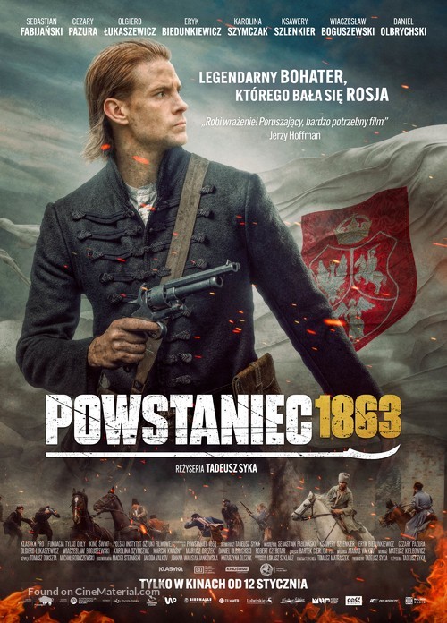 Powstaniec 1863 - Polish Movie Poster