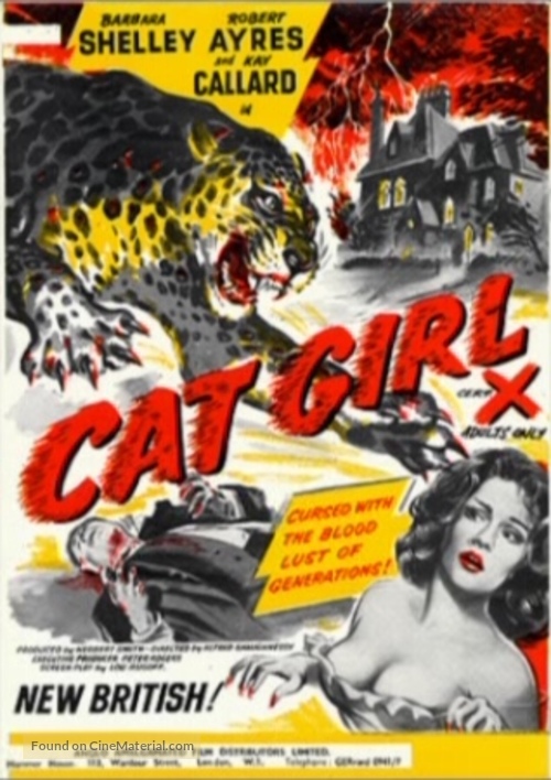 Cat Girl - British Movie Poster