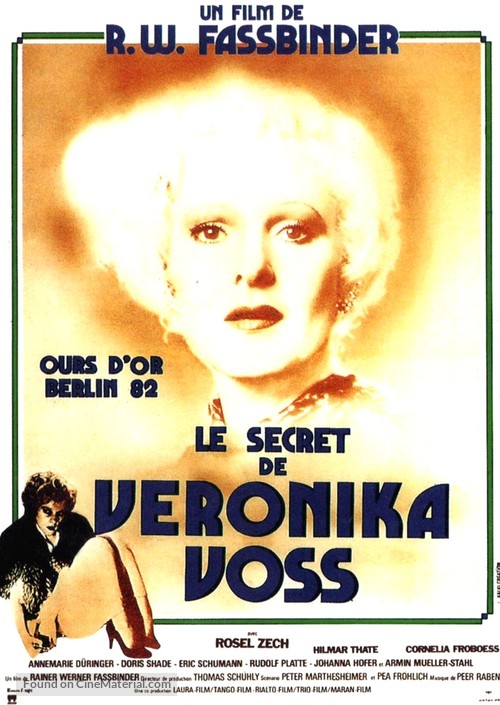 Die Sehnsucht der Veronika Voss - French Movie Poster
