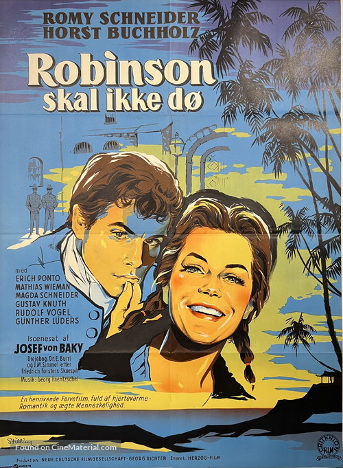 Robinson soll nicht sterben - Danish Movie Poster