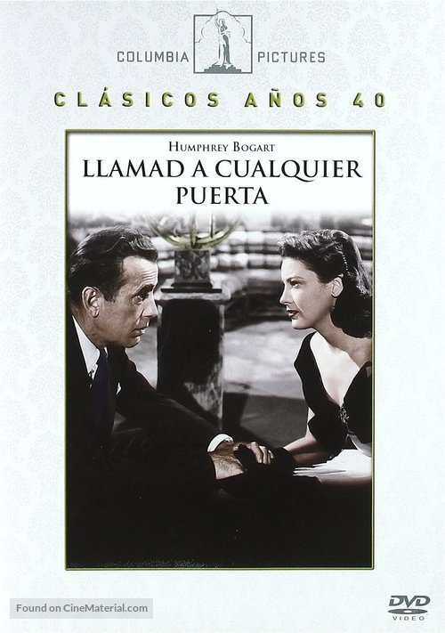 Knock on Any Door - Spanish DVD movie cover