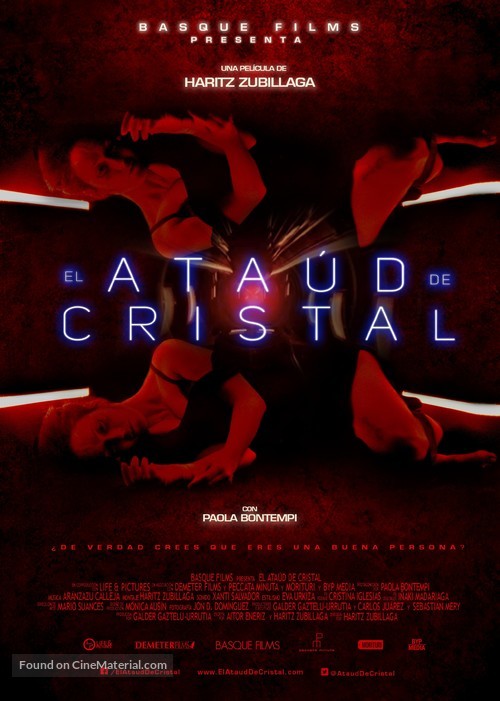 El ata&uacute;d de cristal - Spanish Movie Poster