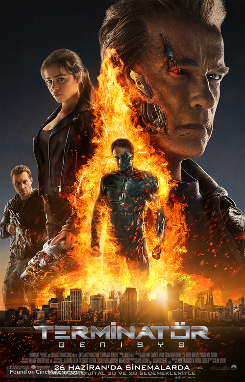 Terminator Genisys - Turkish Movie Poster
