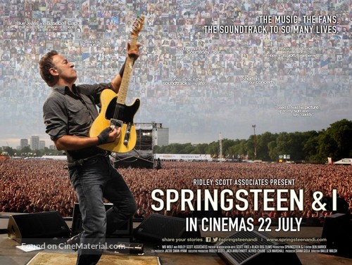 Springsteen &amp; I - British Movie Poster