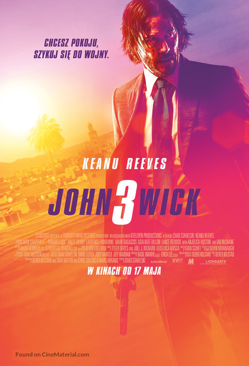John Wick: Chapter 3 - Parabellum - Polish Movie Poster
