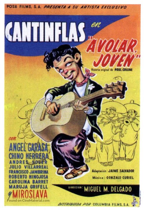 &iexcl;A volar joven! - Mexican Movie Poster