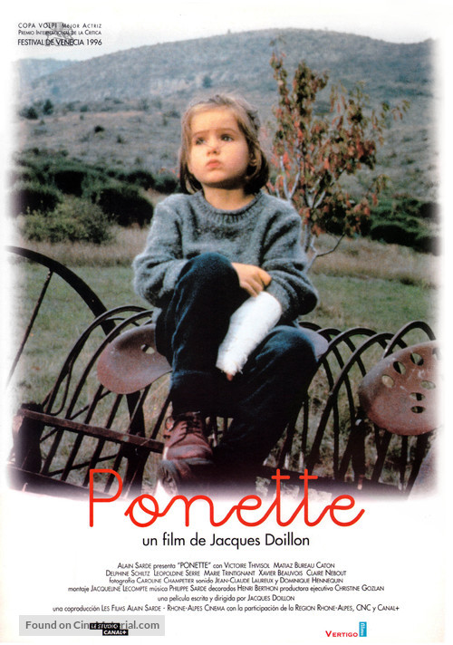 Ponette - Spanish Movie Poster