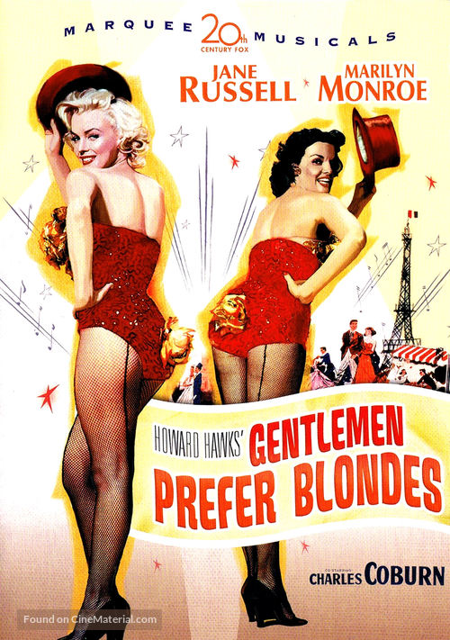 Gentlemen Prefer Blondes - DVD movie cover