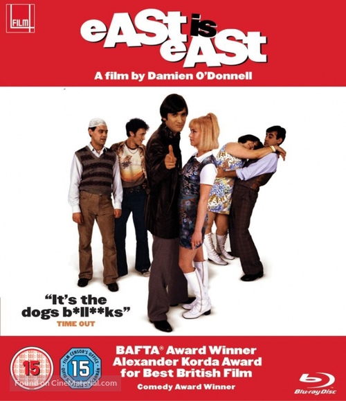 East Is East - British Blu-Ray movie cover