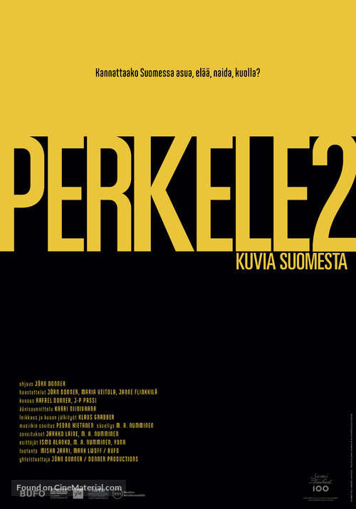 Perkele 2. Kuvia Suomesta vuonna 2016 - Finnish Movie Poster