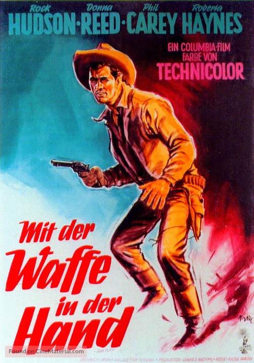 Gun Fury - German Movie Poster