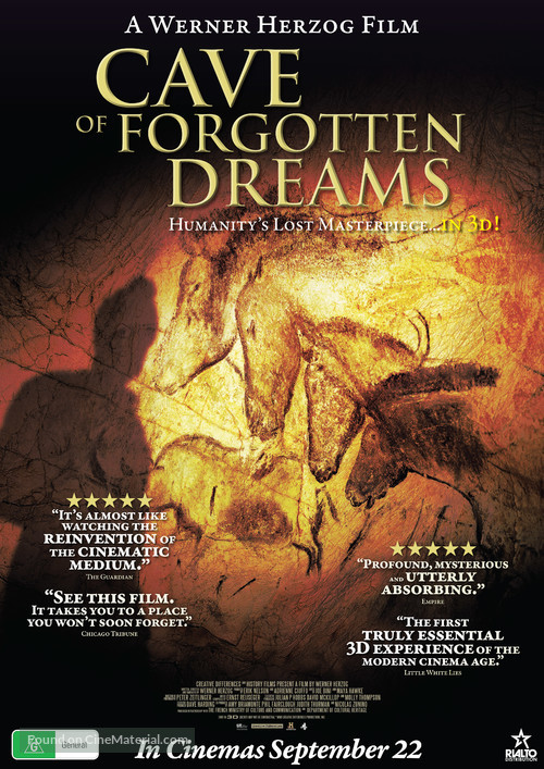 Cave of Forgotten Dreams - Australian Movie Poster