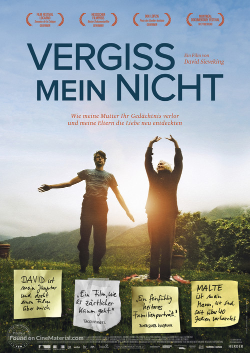 Vergiss mein nicht - German Movie Poster