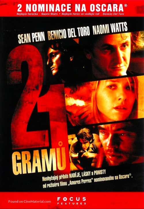 21 Grams - Czech DVD movie cover