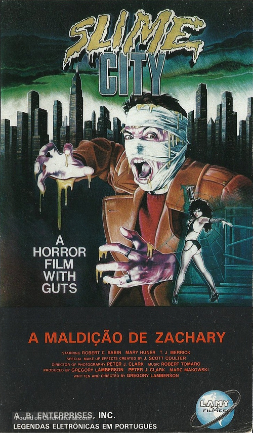 Slime City - Brazilian VHS movie cover