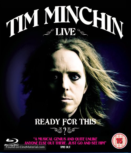 Tim Minchin: Ready for This? Live - British Blu-Ray movie cover