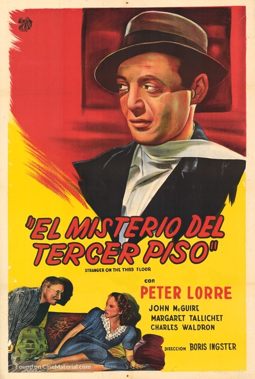 Stranger on the Third Floor - Spanish Movie Poster