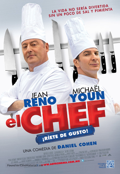 Comme un chef - Mexican Movie Poster