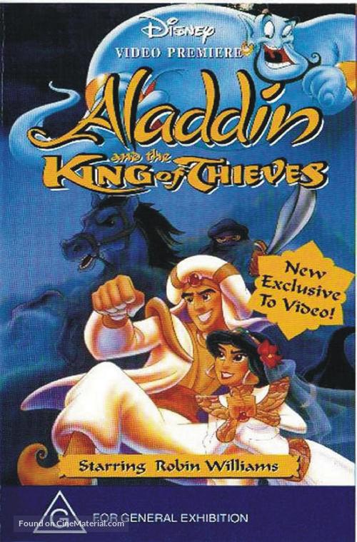 Aladdin And The King Of Thieves - Australian VHS movie cover