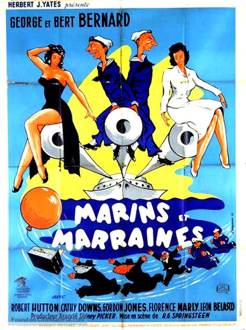 Gobs and Gals - French Movie Poster
