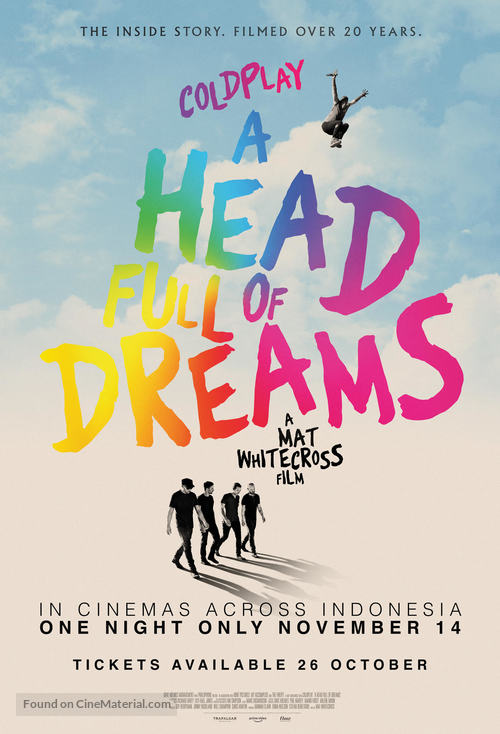 Coldplay: A Head Full of Dreams - Indonesian Movie Poster