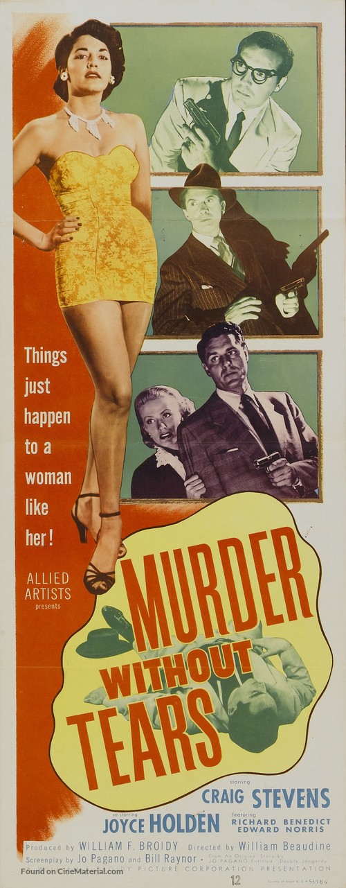 Murder Without Tears - Movie Poster