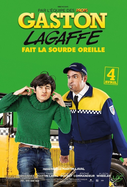 Gaston Lagaffe - French Movie Poster