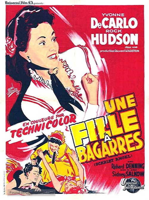 Scarlet Angel - French Movie Poster