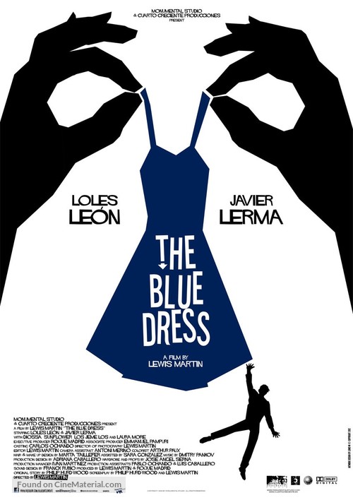 The Blue Dress - French Movie Poster