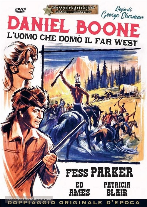 Daniel Boone: Frontier Trail Rider - Italian DVD movie cover