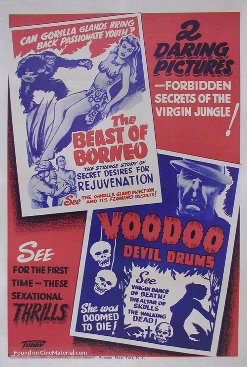 The Beast of Borneo - Combo movie poster