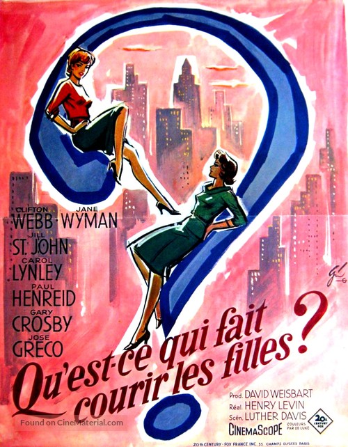 Holiday for Lovers - French Movie Poster