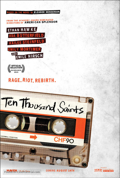 Ten Thousand Saints - Movie Poster