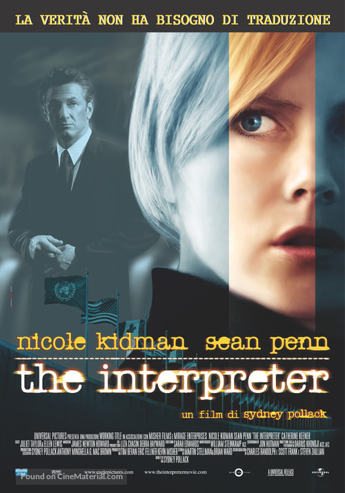 The Interpreter - Italian Movie Poster