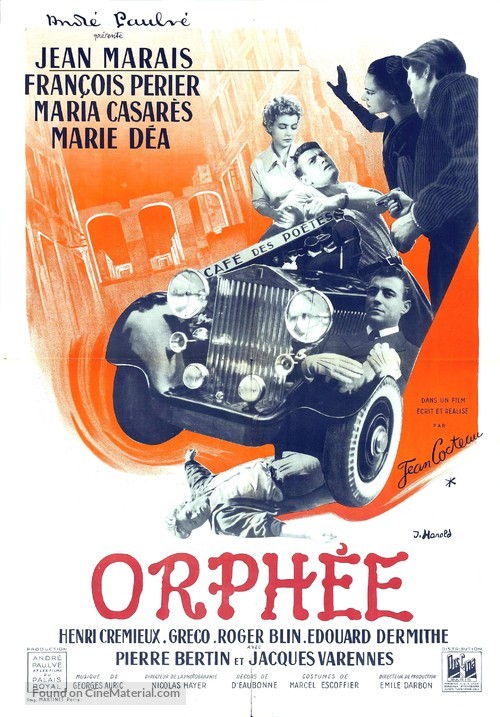 Orph&eacute;e - French Movie Poster