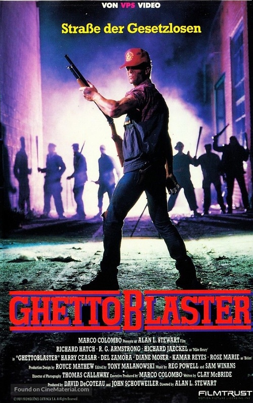 Ghetto Blaster - German VHS movie cover