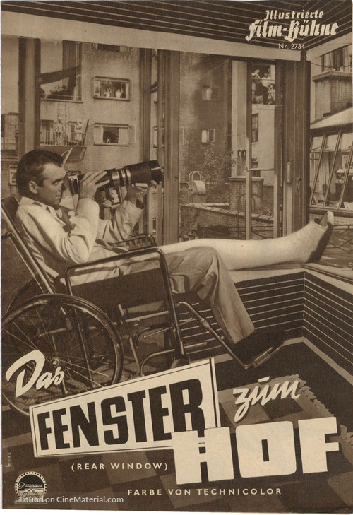 Rear Window - German poster