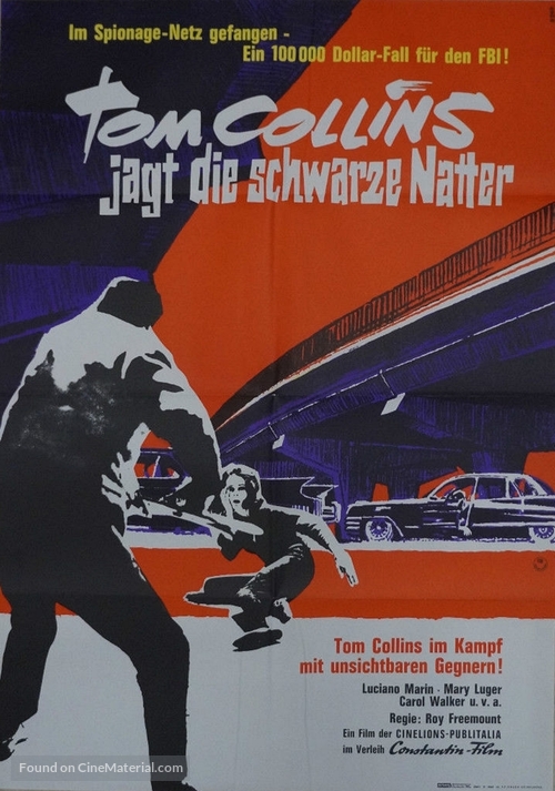 Intrigo a Los Angeles - German Movie Poster