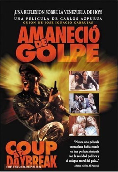 Amaneci&oacute; de golpe - Venezuelan Movie Cover