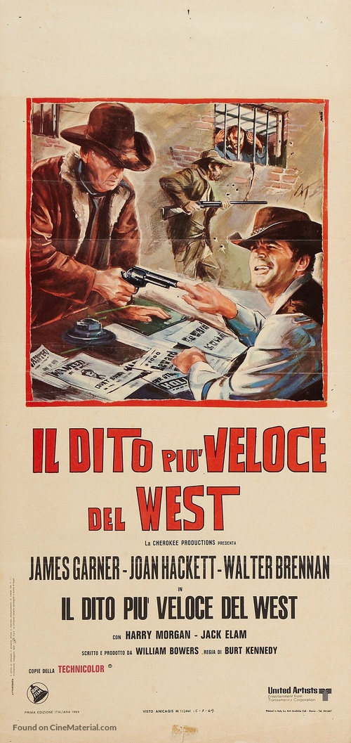 Support Your Local Sheriff! - Italian Movie Poster