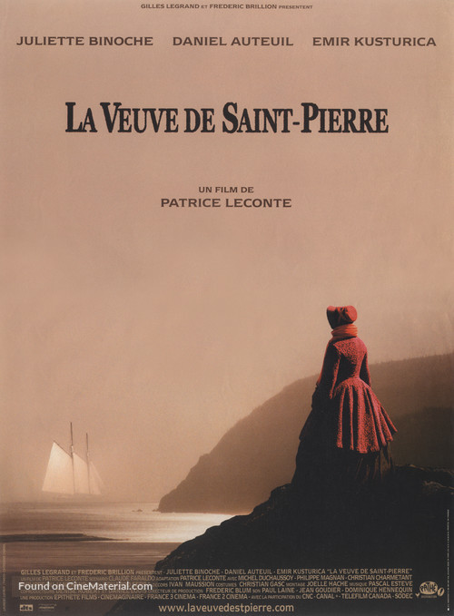 La veuve de Saint-Pierre - French Movie Poster