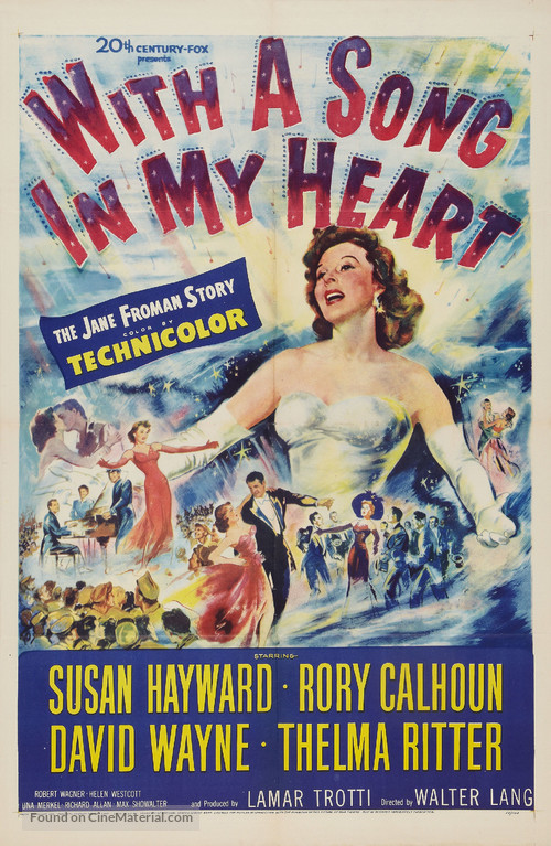 With a Song in My Heart - Movie Poster