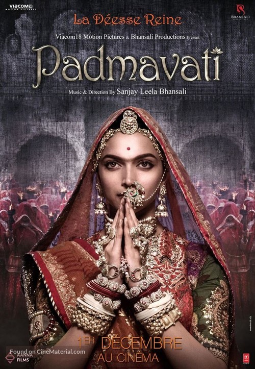 Padmavati - French Movie Poster