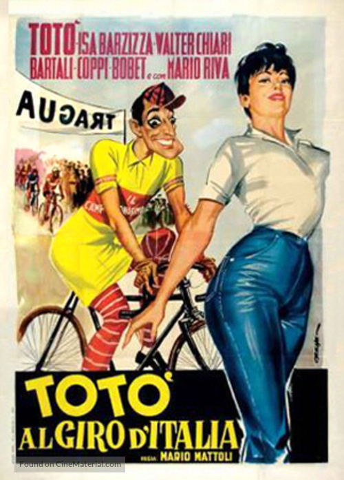 Tot&ograve; al giro d&#039;Italia - Italian Movie Poster