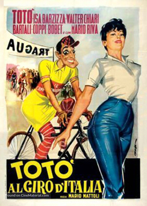 Tot&ograve; al giro d&#039;Italia - Italian Movie Poster