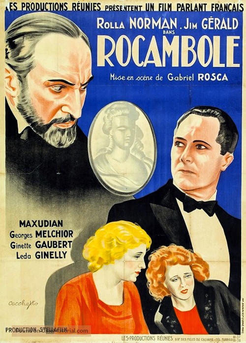 Rocambole - French Movie Poster