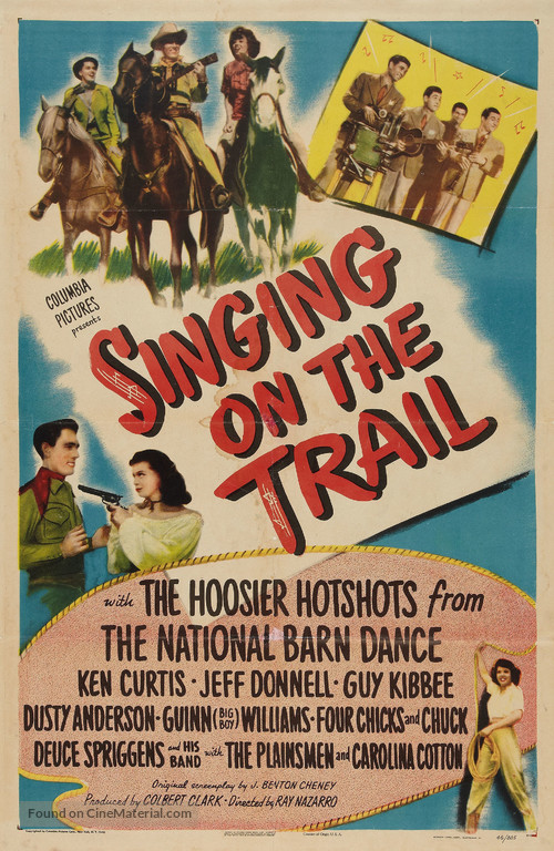 Singing on the Trail - Movie Poster